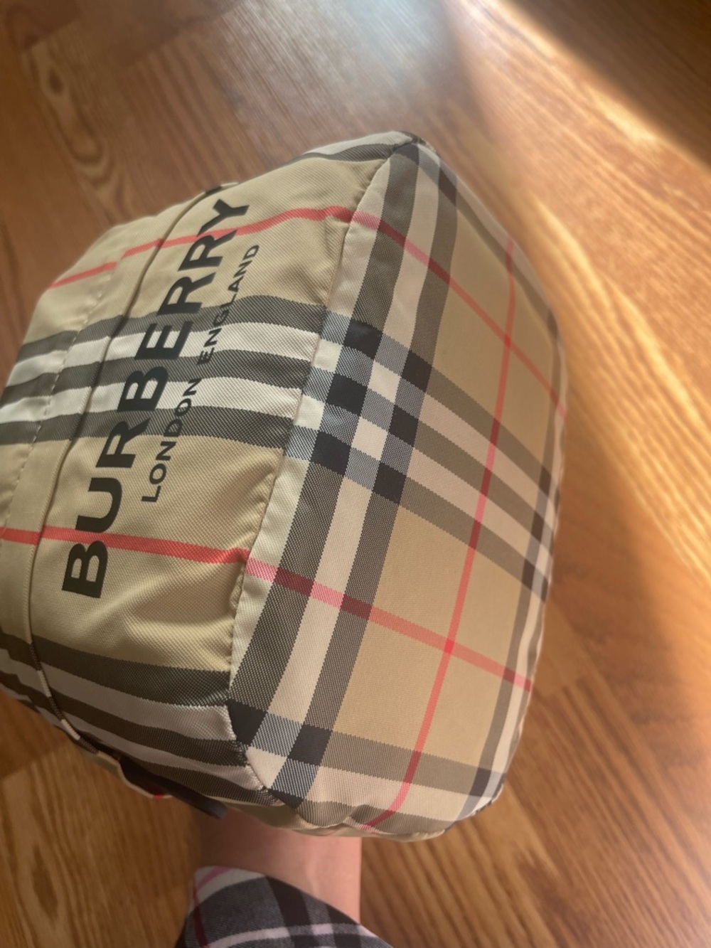 Burberry Vintage Check Drawstring Bucket Bag + Handle & Insert Mini Crossbody - Picture 8 of 17